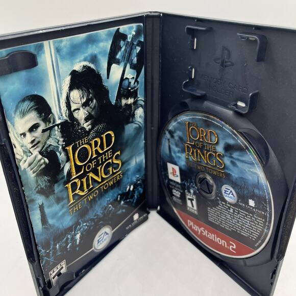Lord of the Rings: The Two Towers (PS2, 2002) *CIB* - Tested - Picture 5 of 16